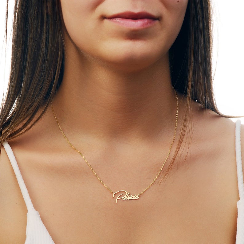 Baby Name Necklace - Triki Jewelry