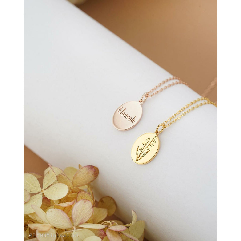 Birth Flower Necklace | Triki jewelry - Triki Jewelry