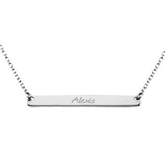 Classic Name Bar necklace - Triki Jewelry