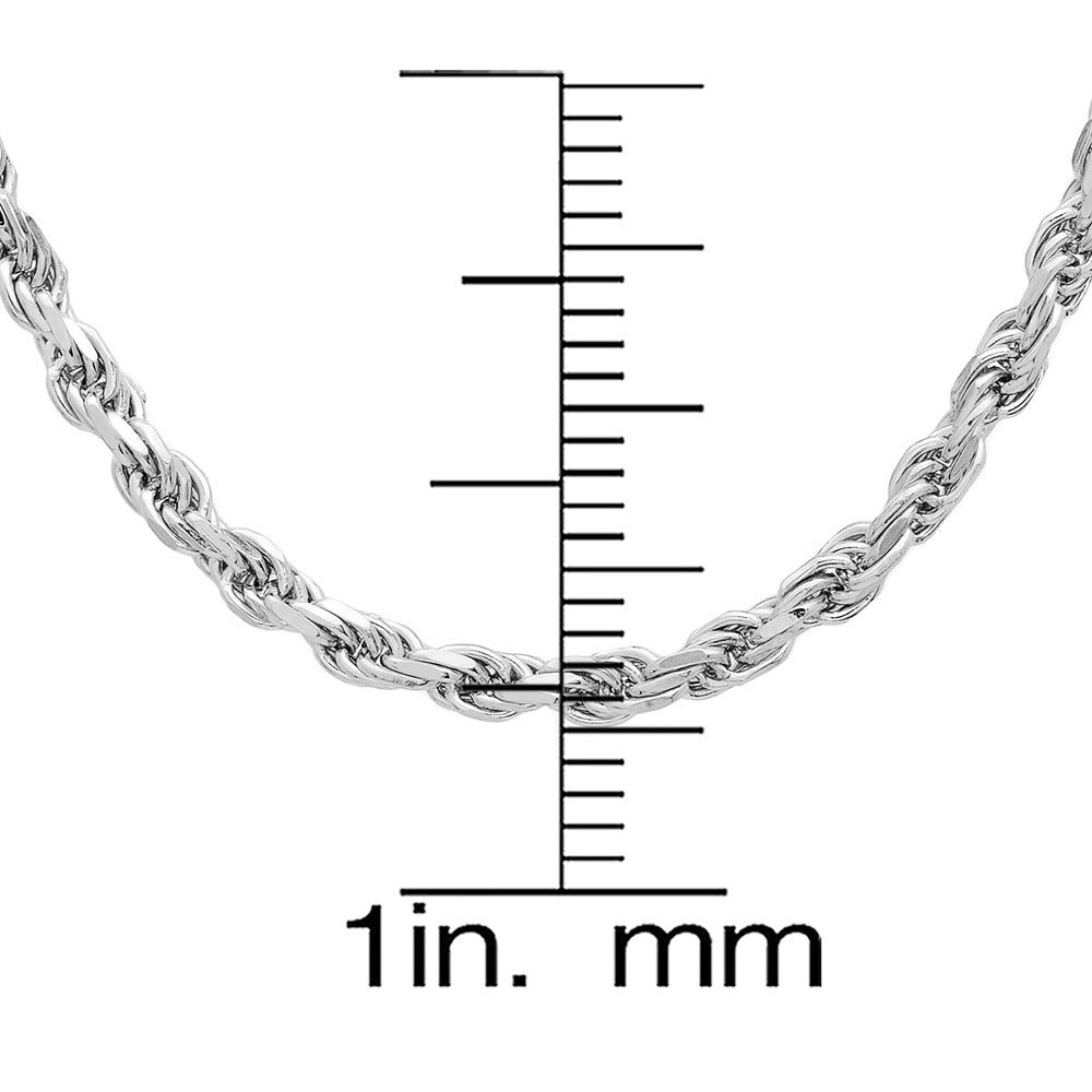 Cut Rope Chain for Men & Women - Triki Jewelry