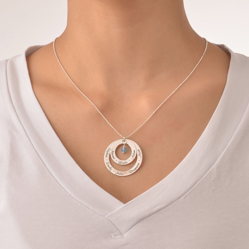 Grandmother Birthstone Necklace - Triki Jewelry