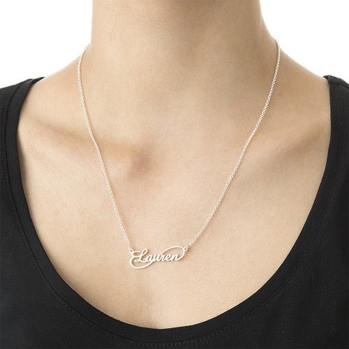 Infinity Style Name Necklace - Triki Jewelry