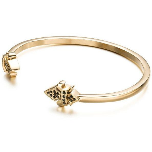 MENS BANGLE - BLACK - Triki Jewelry