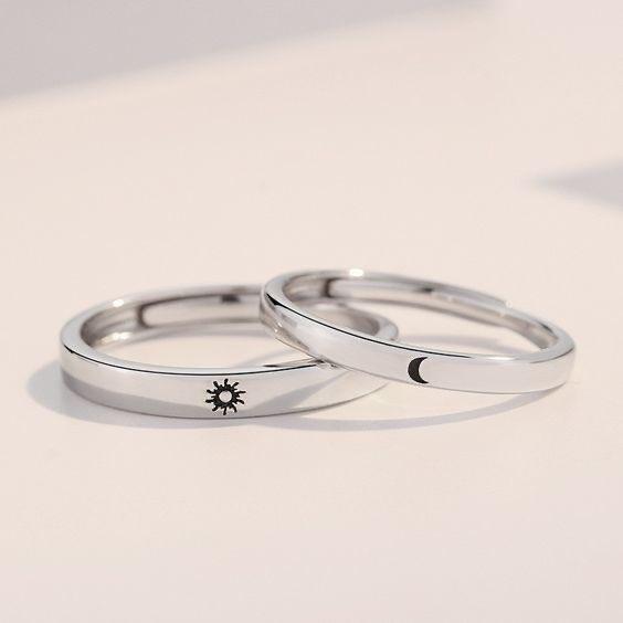 Moon and Sun ring - Triki Jewelry